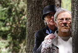 Caine and Keitel get up to mischief on the grounds of an exclusive Swiss spa. - FOX SEARCHLIGHT