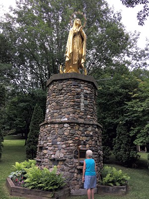 &#10;Our Lady of Lourdes at St. Anne's Shrine - PAULA ROUTLY ©️ SEVEN DAYS