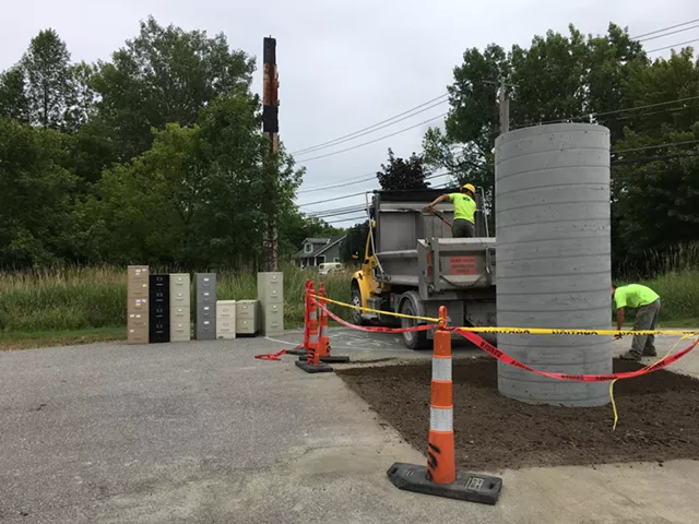 Burlington's File Cabinet Sculpture to Be Moved (2)