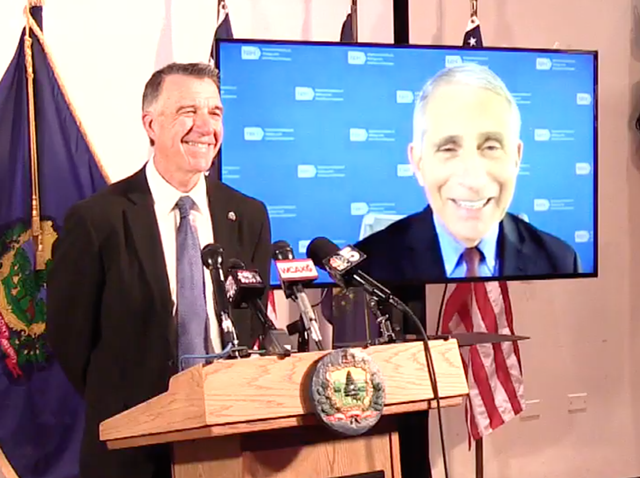 Fauci Praises Vermont's Pandemic Response, Urges Vigilance