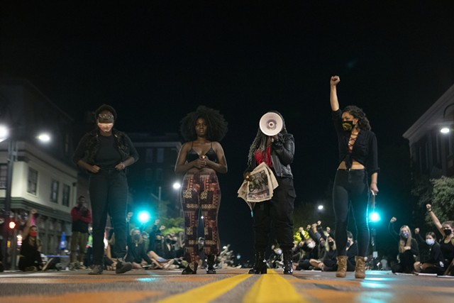 Black femme protest leaders - JAMES BUCK ©️ SEVEN DAYS