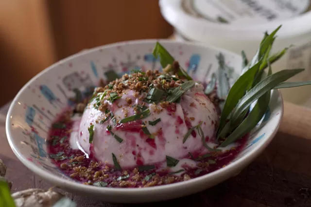 Farmers Market Kitchen: Buttermilk-Citrus Burrata With Tarragon and Ginger