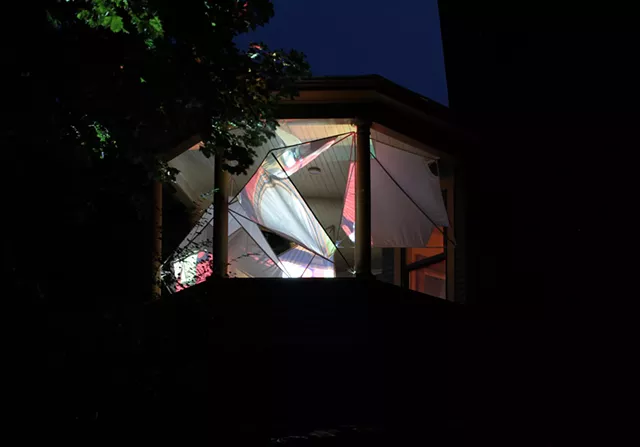 From a Montpelier Porch, an Art Installation Joins an International Festival