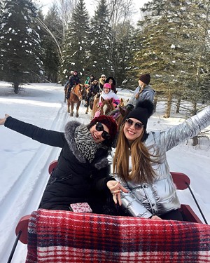 Sleigh rides through the seasons with Lajoie Stables - COURTESY OF LAJOIE STABLES