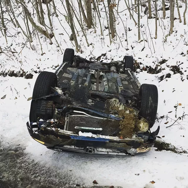 Senator Crashes on Icy Road on Her Way to Polling Place