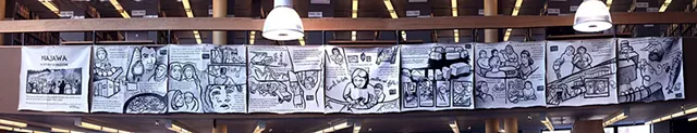 A 45-Foot 'Street Comic' Tells a Palestinian Story