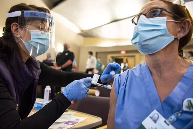 Nurse Is First Vermonter to Receive a COVID-19 Vaccine