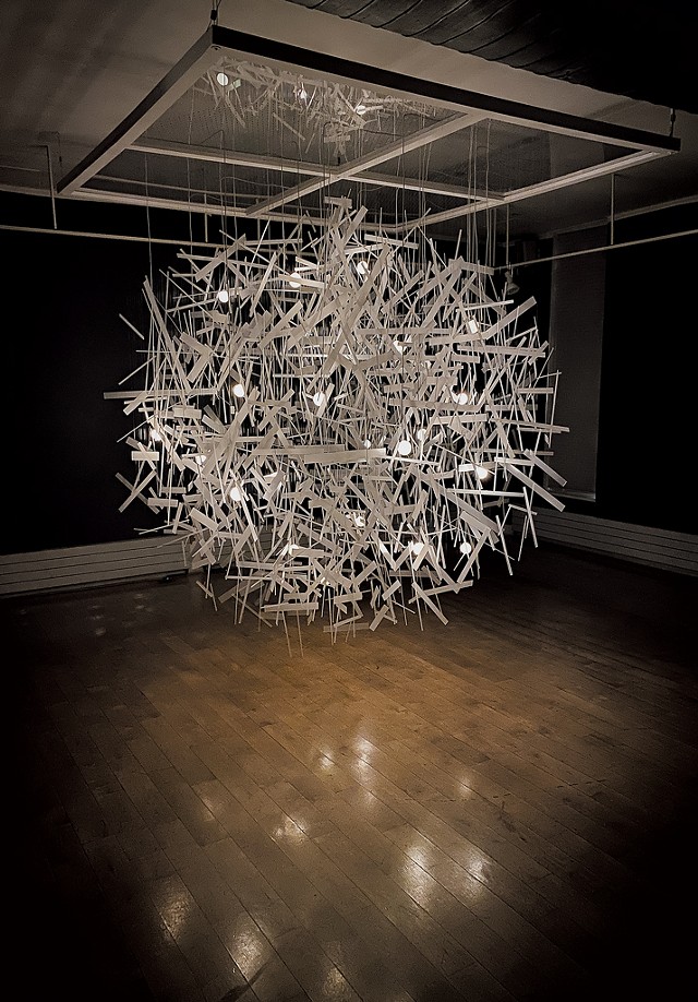 "Radiant Thought" installation by Mohrman - COURTESY OF CLAY MOHRMAN