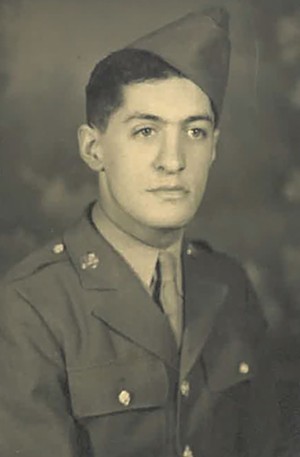 Eddie Toney during World War II - COURTESY