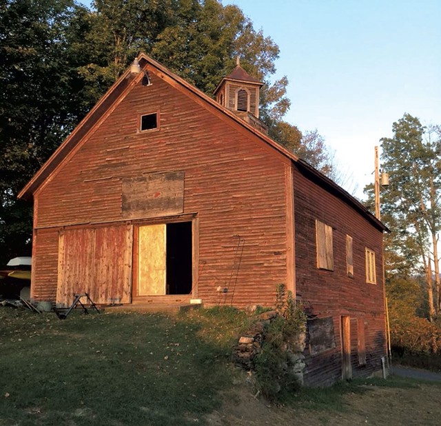 Barn at Firefly Farm at Burke Hollow, 1820-1860, before rehab - COURTESY OF BENJAMIN TIPTON