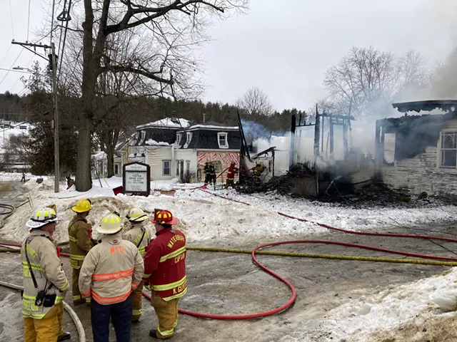 Fire Destroys Historic Methodist Church in Middlesex