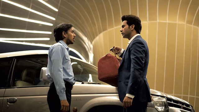 DRIVE MY CAR Roles are reversed by the end of Bahrani's dark satire about an ambitious chauffeur played by Gourav (left). - COURTESY OF NETFLIX