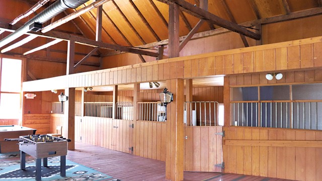 Horse Barn stalls that were later converted into offices - COURTESY OF CENTURY 21 FARM &amp; FOREST