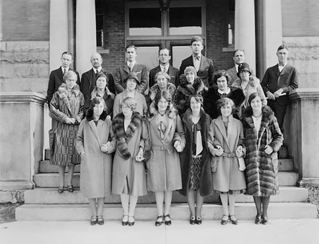 BHS faculty, 1930s - COURTESY OF UNIVERSITY OF VERMONT SPECIAL COLLECTIONS