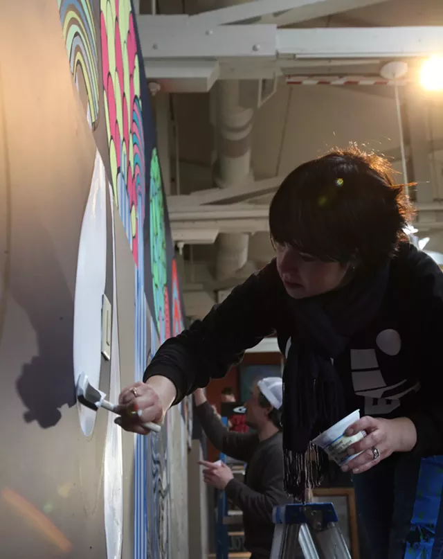 ArtsRiot Gets New Mural, Courtesy of Shelburne Craft School