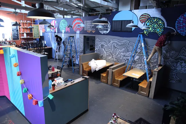 ArtsRiot Gets New Mural, Courtesy of Shelburne Craft School