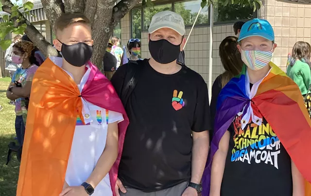 Students Lead the Way in Hinesburg&rsquo;s First-Ever Pride Parade