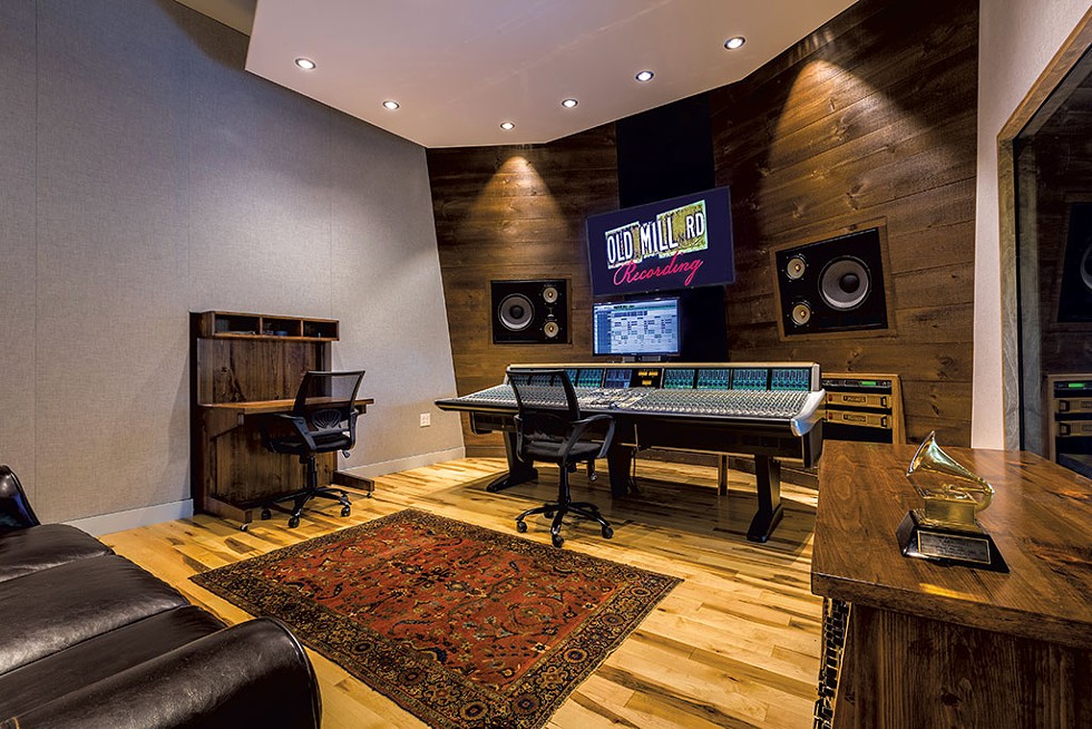 48-channel SSL Duality and custom speakers in the live room - COURTESY OF DAVID BARNUM