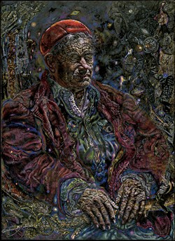 "The Vermonter (If Life Were Life There Would Be No Death)" by Ivan Albright - COURTESY OF HOOD MUSEUM OF ART