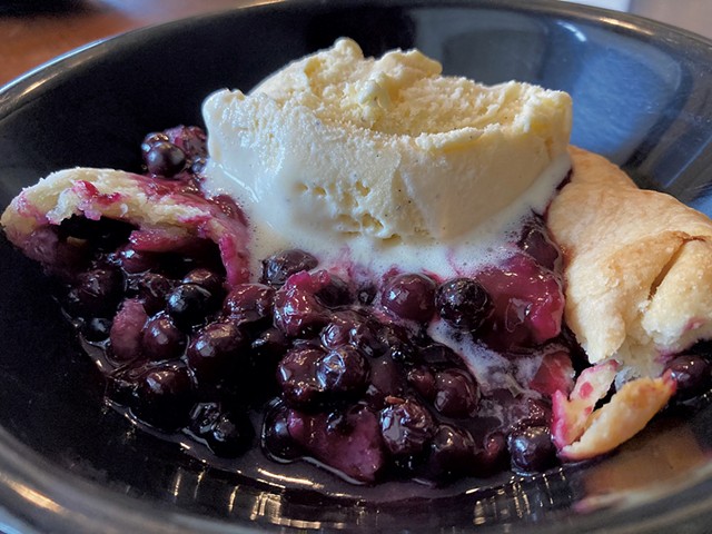 Blueberry Pie and ice Cream - MARGARET GRAYSON