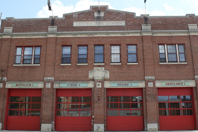 Burlington's downtown fire station - COURTNEY LAMDIN ©️ SEVEN DAYS