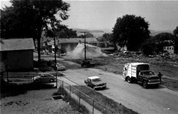 Neighborhood demolition, 1966 - COURTESY OF ADELE DIENNO