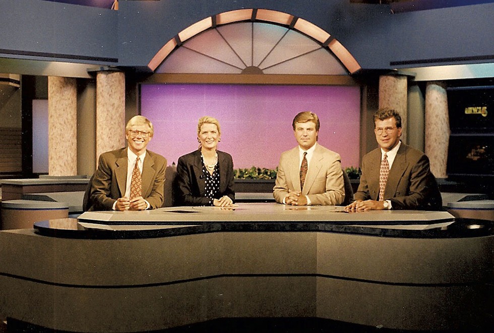 From left: Tom Messner, Erin Clark, Bob Solarski and Blaine Applegate in the early 1990s - COURTESY