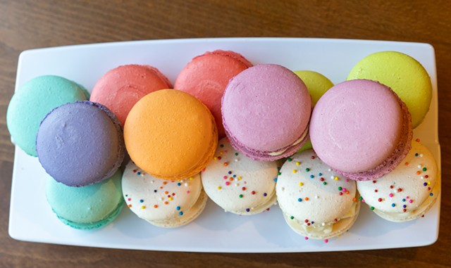 French-style macarons from Matryoshka's Bakery - JAMES BUCK