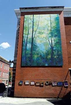 Mural by Candy Barr and Julia Purinton - JEB WALLACE BRODEUR