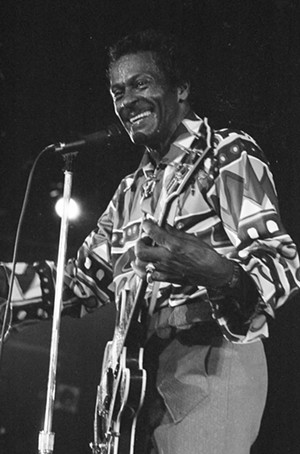Chuck Berry, 1986 - COURTESY OF MARK HARLAND