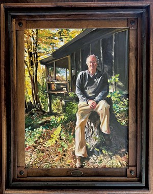 Oil portrait of David Garrett painted by his daughter, Erin Garrett-Metz - COURTESY OF THE GARRETT FAMILY