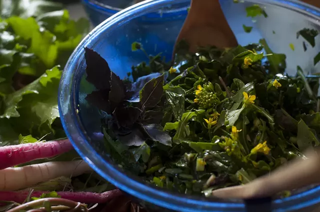 Farmers Market Kitchen: Italian Kale Salad
