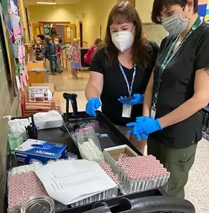 Schools Contend With Omicron Surge During First Week Back