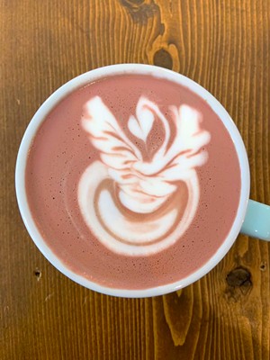 Uncommon Coffee's Ube latte - COURTESY