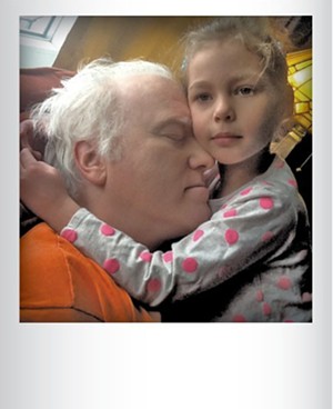 Dennis Wygmans and daughter, Thalia last year. Submitted by Nicole Curvin, South Burlington