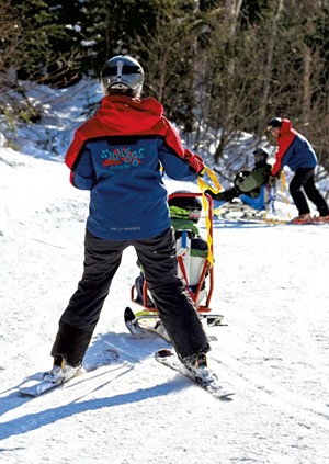 Adaptive skiing at Smugglers' Notch - COURTESY OF SMUGGLERS' NOTCH