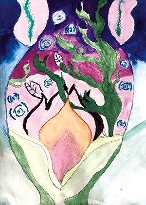 "Deep Sea Lilac" by Michelle, grade 6 - COURTESY OF EMILY JACOBS