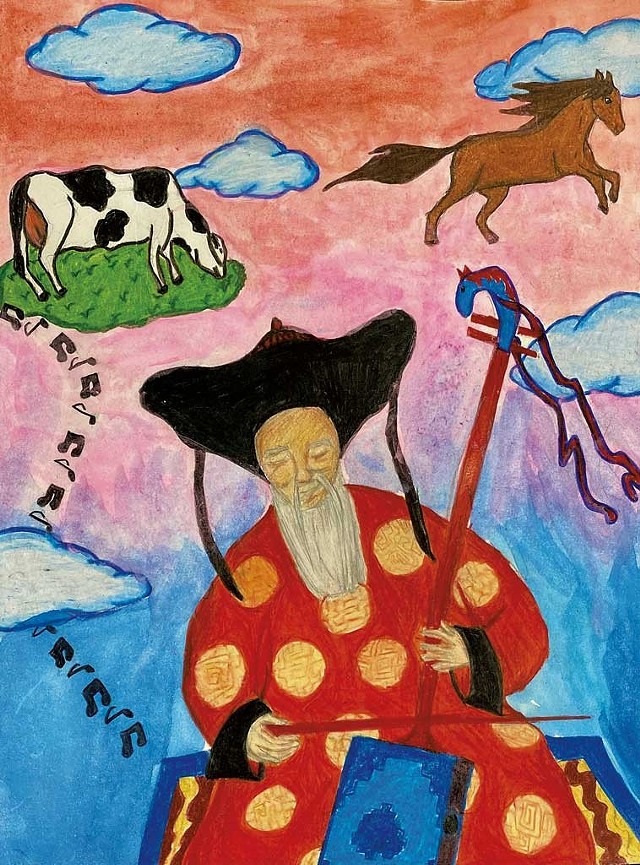 "Mongolian Dreams" by Winner M., age 14