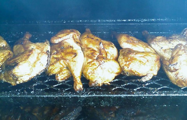 Half chickens at Willie's BBQ - COURTESY OF WILLIE'S BBQ