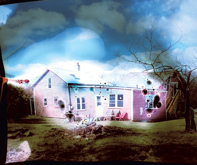 1. "Grand Isle Home #1," color print by Mary Zompetti
