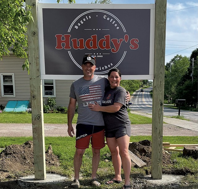 Dan Rexford and Stacey Rousseau of Huddy's - COURTESY