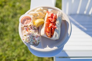 Lobster roll at the Steamship Pier Bar & Grill in 2018 - FILE: OLIVER PARINI
