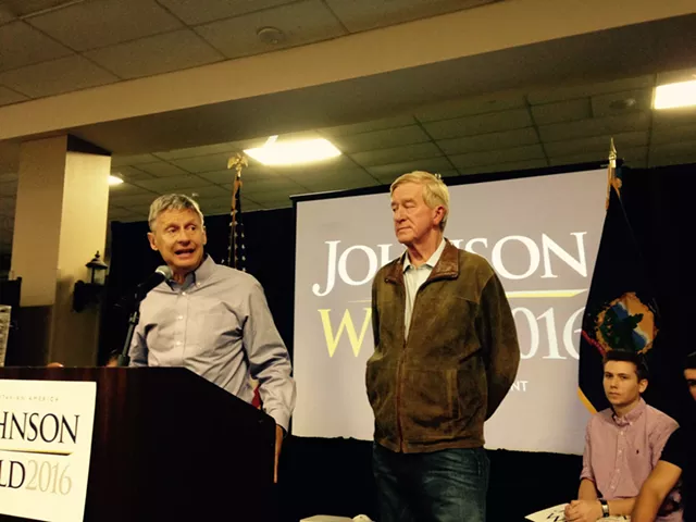 Gary Johnson, William Weld Make South Burlington Campaign Stop