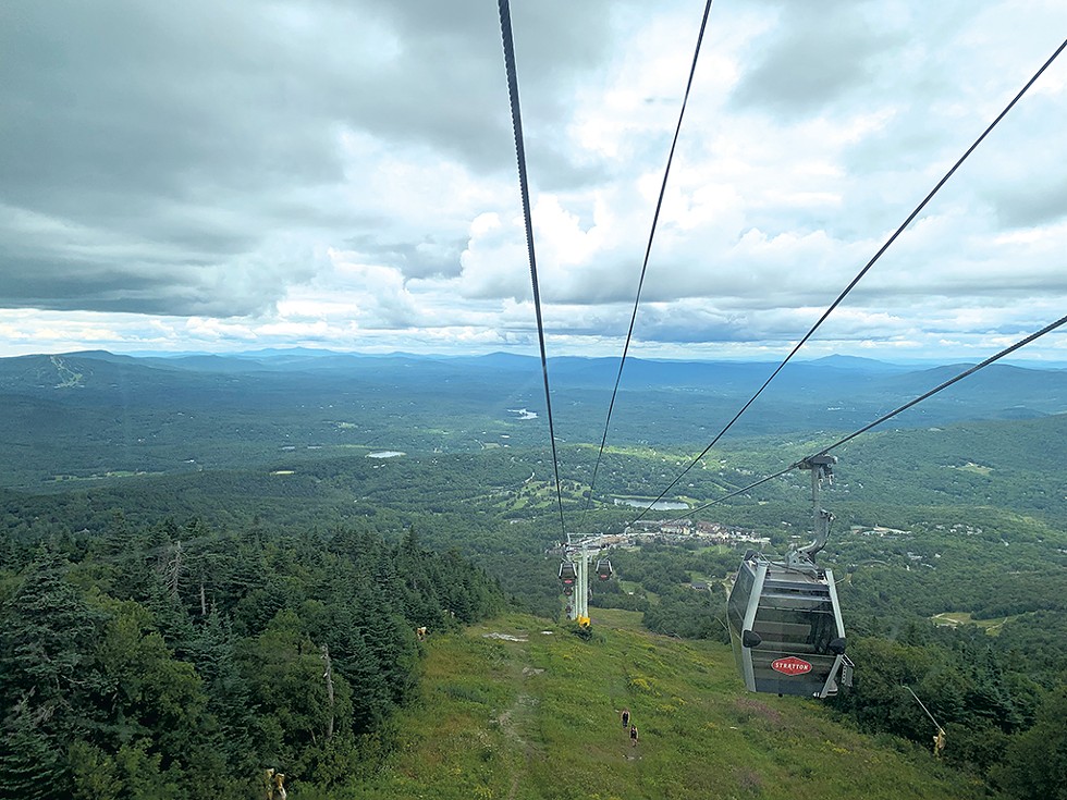 View from the gondola at Stratton Mountain - DAN BOLLES ©️ SEVEN DAYS