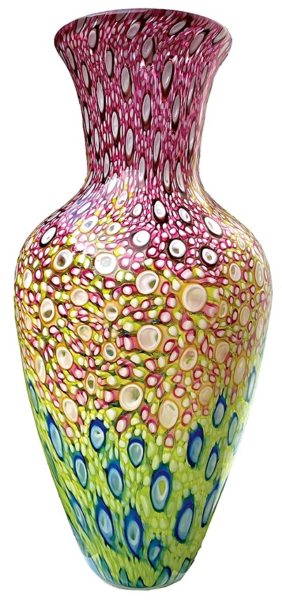 Glass vase by Michael Egan - COURTESY