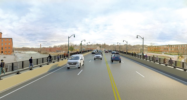 A rendering of the new bridge - COURTESY OF MCFARLAND JOHNSON/VTRANS