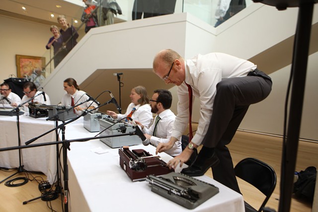 Boston Typewriter Orchestra performing in 2011 - COURTESY OF BTO