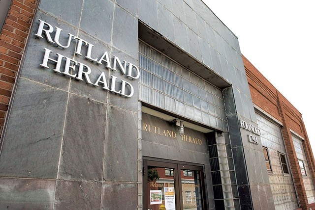 The Rutland Herald headquarters - FILE: CALEB KENNA