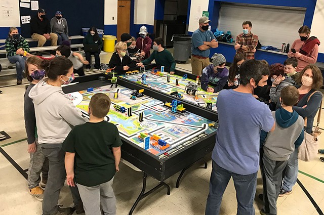 FIRST LEGO League scrimmage at Westford in 2021 - COURTESY OF MARK DRAPA
