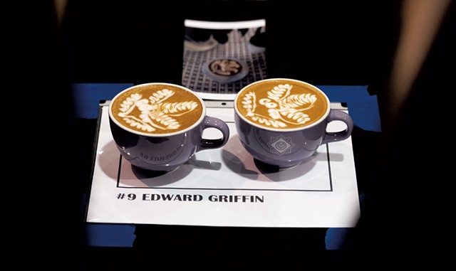 Entries in the U.S. Coffee Championships 2022 Latte Art Championship - COURTESY OF U.S. COFFEE CHAMPIONSHIPS/MAYA CROWLEY